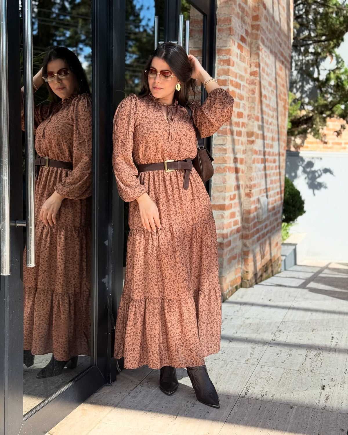 1240 | Vestido Gabriele - Gola com Amarração