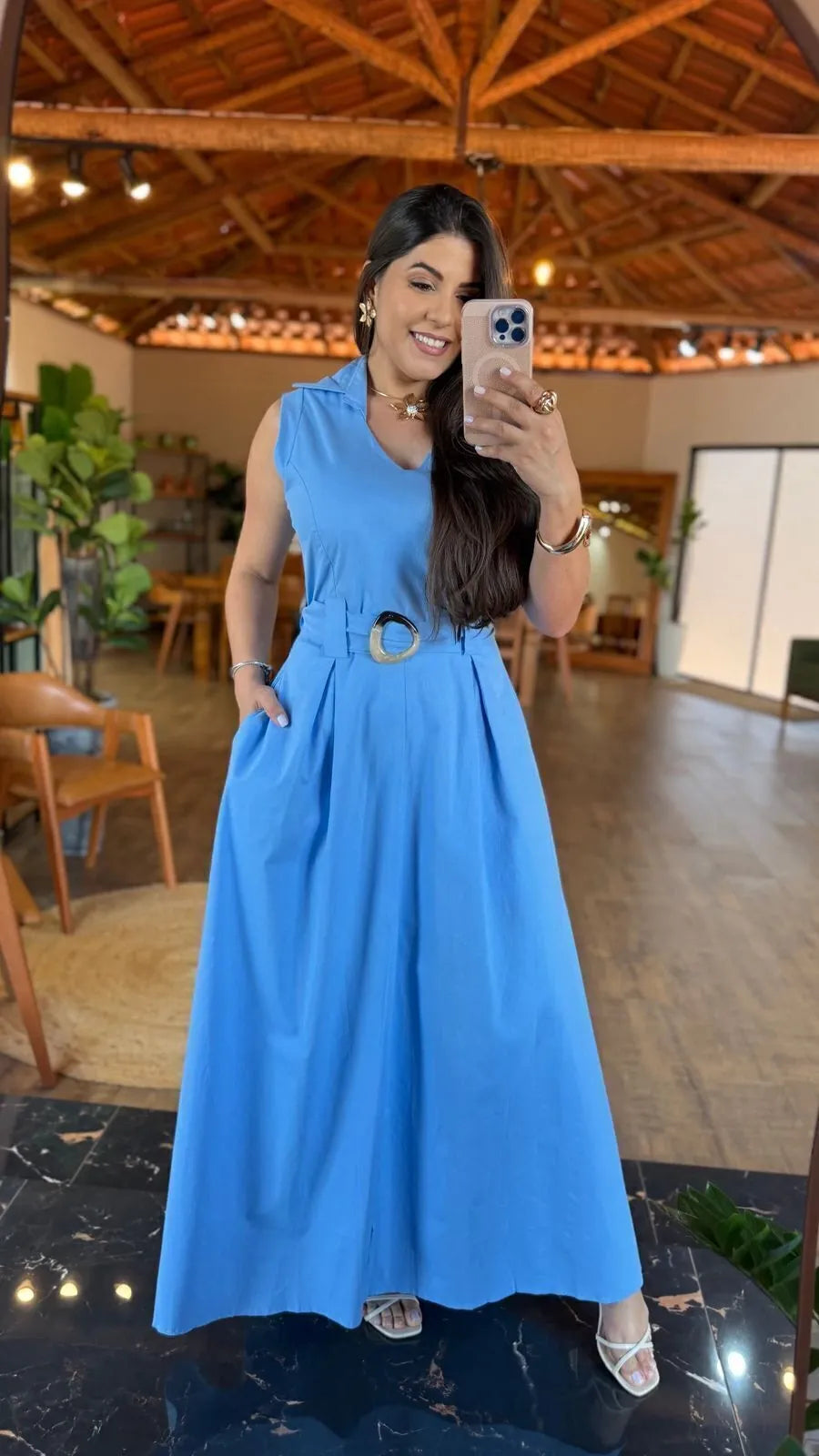 1355 | Vestido London - Azul